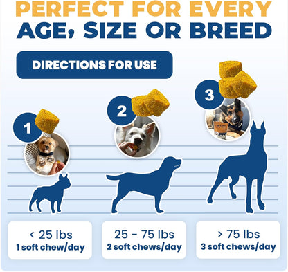 Jope Hip & Joint Supplement for Dogs Large, Medium, Small